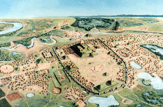 Cahokia Mounds Iseminger Village.