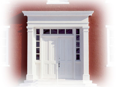 Mount Pulaski Courthouse entrance